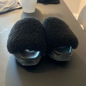 Rick Owens geth rubber platform shearling. 38